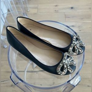 J. Crew Collection Jewel Bow Flats size 9